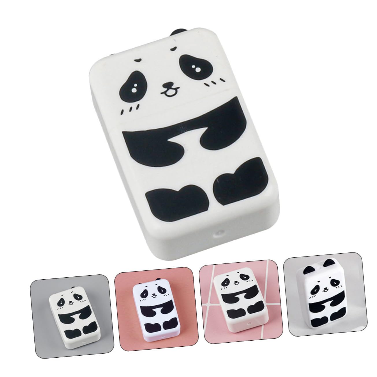 SHINEOFI 5 Sätze Panda Radiergummis Multifunktionale Radierer Für Bleistiftzeichnungen Süßes Schulbedarf Für Kreative Anwendungen 10 Stück * 5