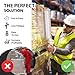 Heavy Duty Stretch Film Dispenser Pole Holder - Extra Long High Reaching Industrial Handle for Stretch Wrapping - Fits Rolls 2