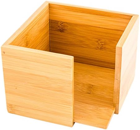 Restaurantware Square Natural Bamboo Cocktail Napkin Holder, 5.3 x 3.8 In image 5