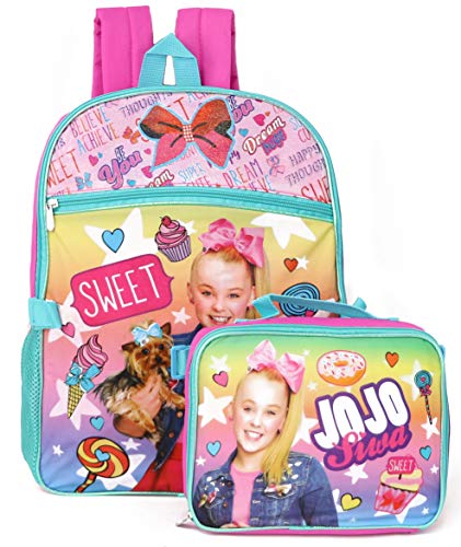 Nickelodeon Jojo Siwa Backpack Lunchbag Set (Pink)