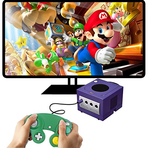 image for Poulep 2 Packs Classic Wired Gamepad Controllers for Wii Game Cube Gam