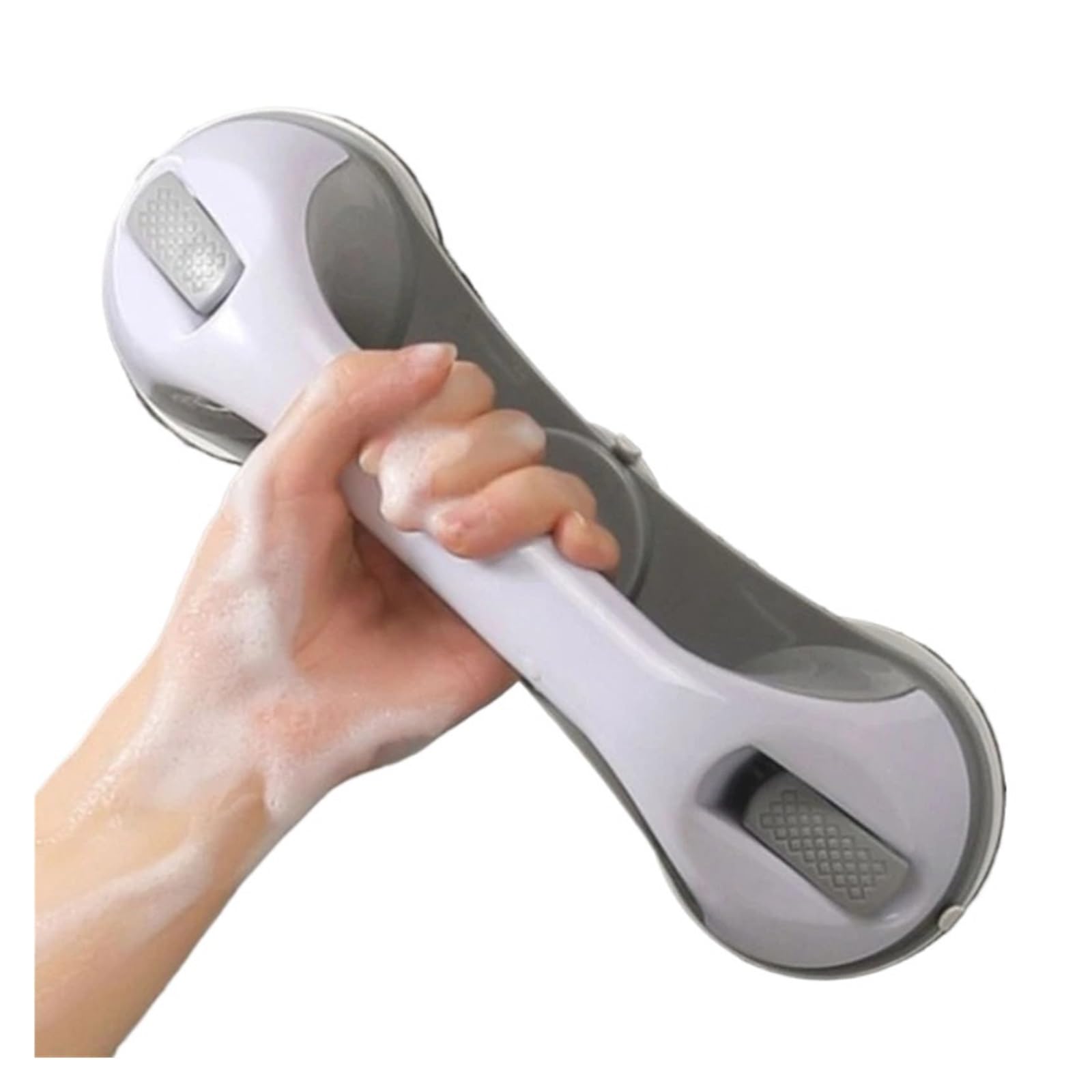 Lopjggyf One Color Wall Mounted Grab Bar Shower Handles Suction Cup Bathroom Rail Removable Safety Handrails For Senior And Elderly For Showering