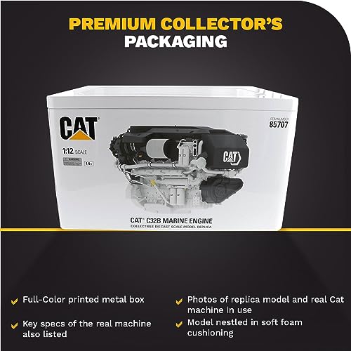 Diecast Masters Motor Marino Cat C32B 1:12 miniatura 6