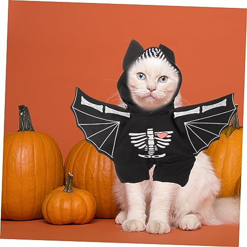 Disfraz Halloween murciélago para perros y gatos miniatura 4