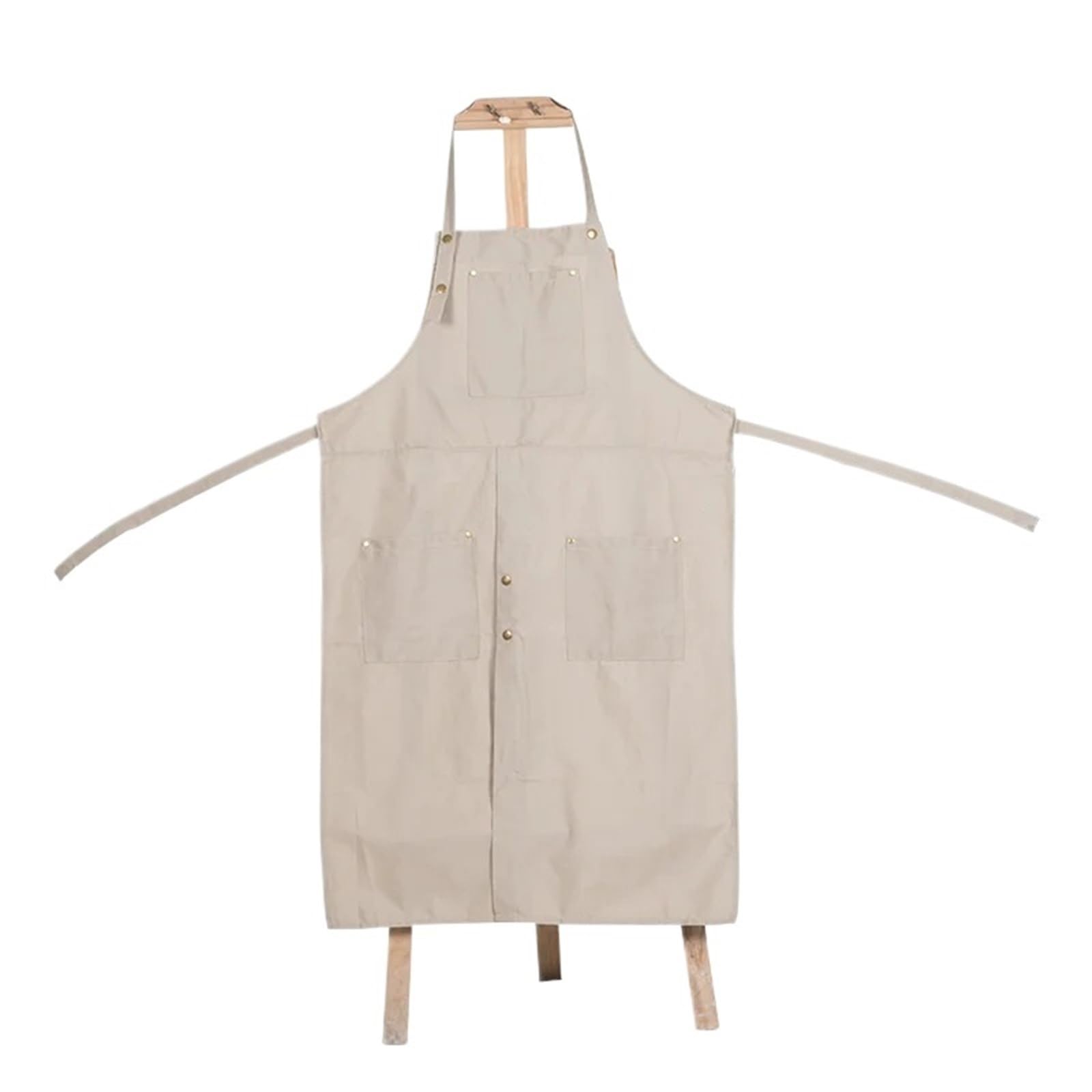 Töpferschürze Töpferschürze, DIY-Keramikskulpturen-Schürze, Schlamm aufnehmender Overall, ölbeständige Malschürze for Erwachsene, Leinwandschürze 137 x 64 cm