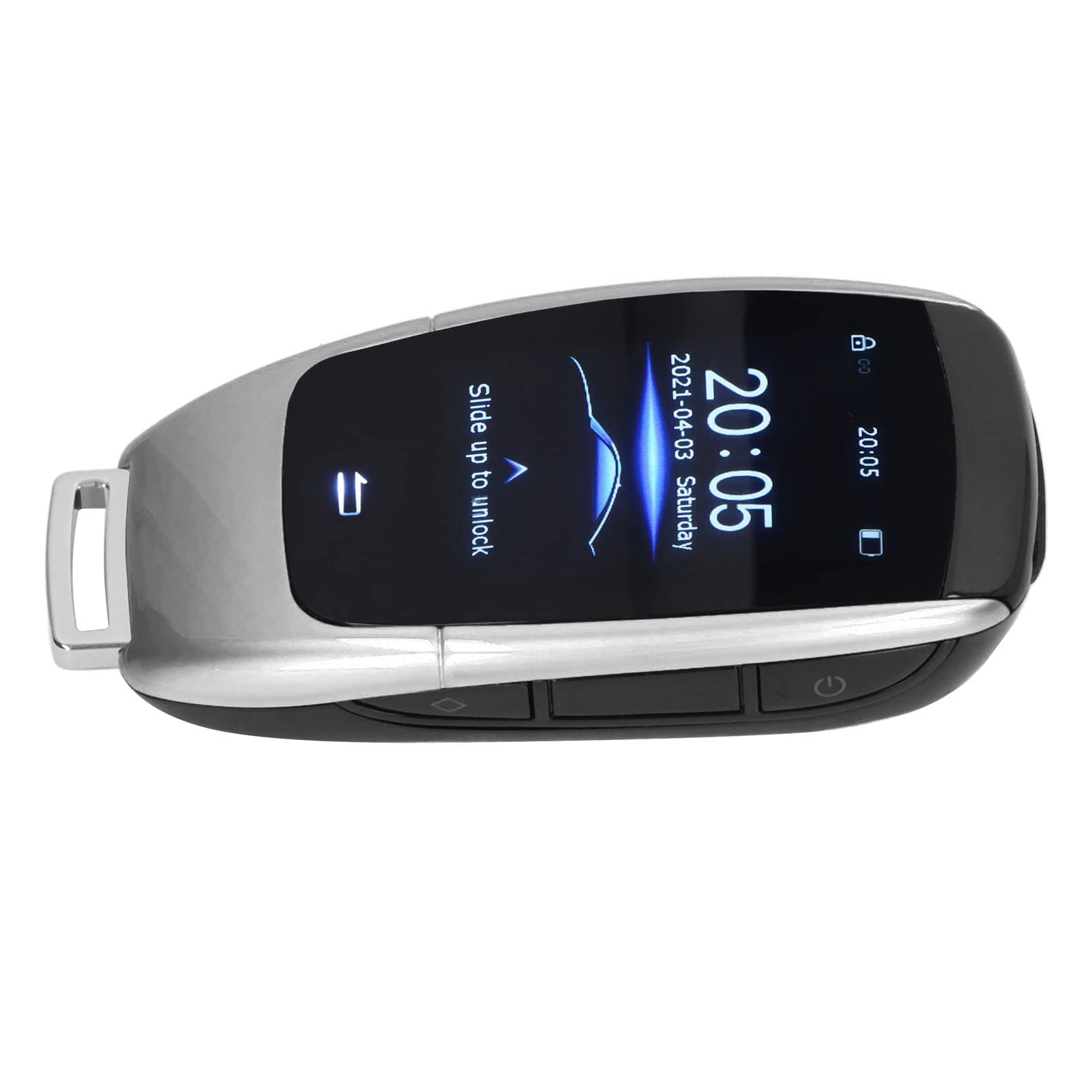 Mando inteligente LCD premium en aleación de aluminio plata de alta resolución para motor con botón 8