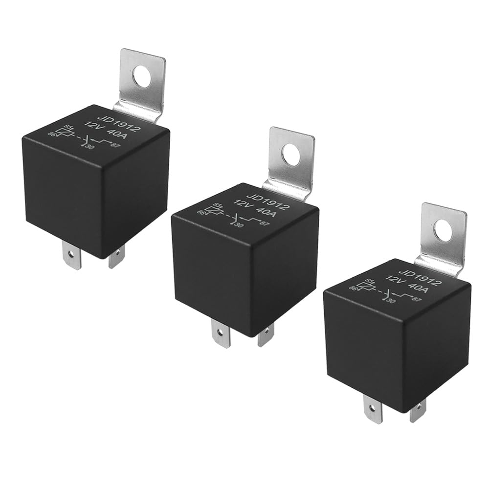 4 Pin Auto Relè, 12V 40A SPST Veicolo Relè Con Presa Di