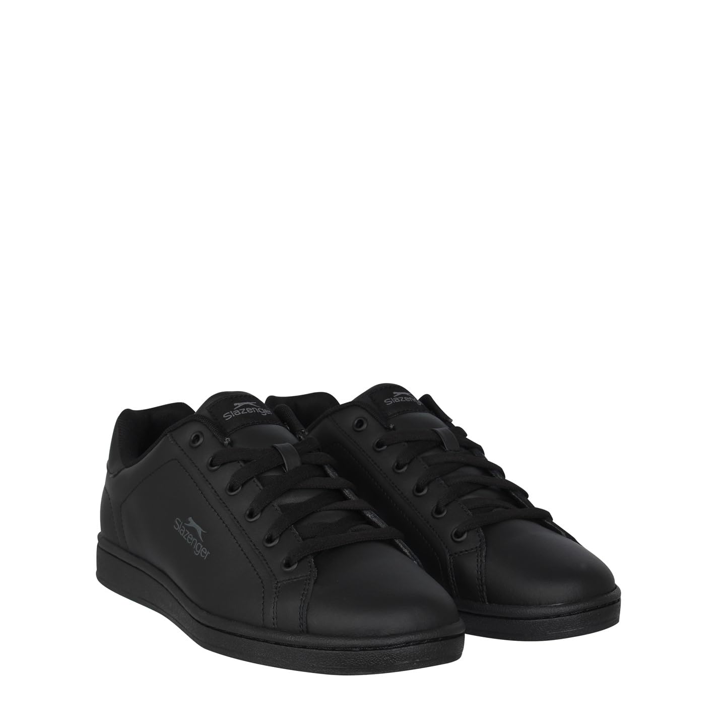 Slazenger Zapatos casuales de deporte de diseño simplista de encaje de ceniza para hombre