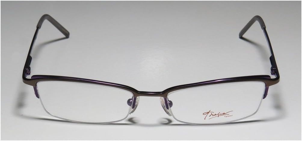 Thalia Belita Womens/Ladies Cat Eye Half-rim Spring Hinges Ophthalmic Half-rimless Eyeglasses/Glasses