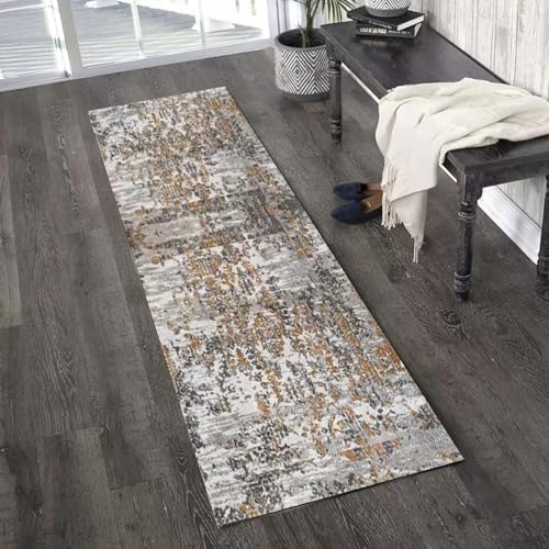 Alfombra de pasillo estrecha de 60x350 y 80x500 cm para pasillos e interiores 4
