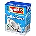 AYAM Lait de Coco | Goût Authentique | Noix de coco Fraîches | Haute Qualité | Alimentation Saine | Lait Végétal | Sans Lactose | Sans Gluten | Sans Conservateurs - 200ml - 1pc