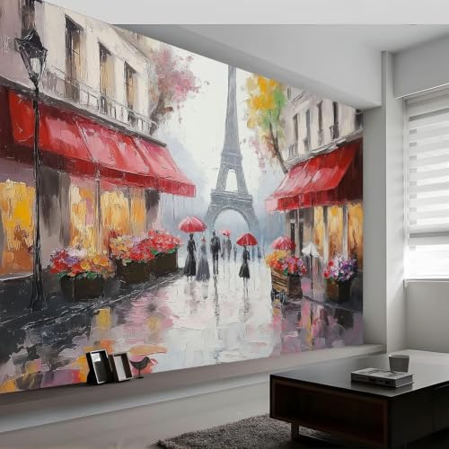 Papier peint intissé Tour Eiffel pour relooker un mur de salon - 3