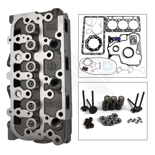 Image of D902 Complete Cylinder Head & Gasket Kit for Kubota KX41-3 KX018-4 RTV900 RTV900W BX23S BX24 BX1880 BX2360 BX2370D BX2380 ZD323 ZD1021 Tractor Mower
