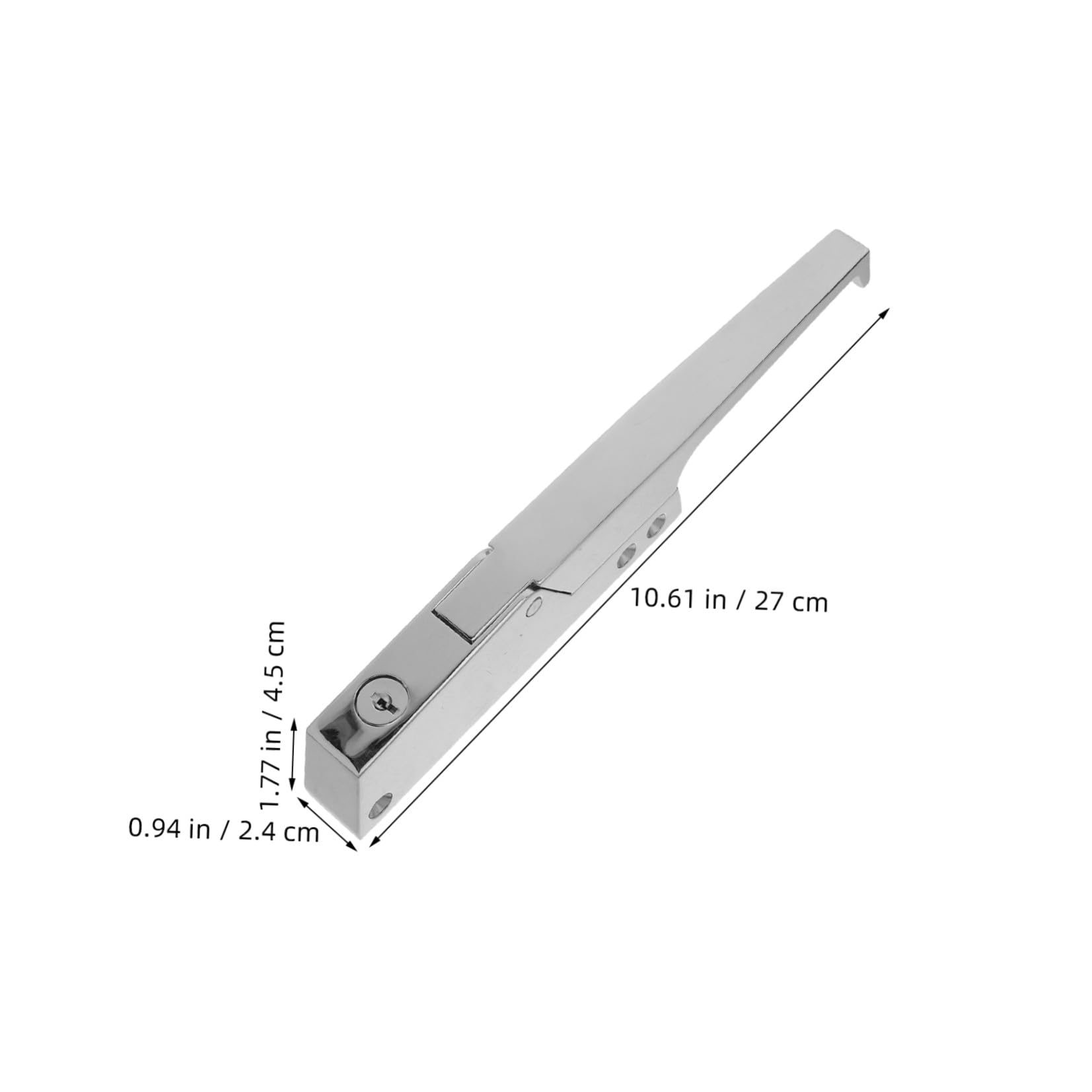 Alloy Refrigerator Door Lock with Key for Cold Storage And Freezer Cabinets Secure Low-temperature Resistant Fridge Latch for Fridges And Disinfection Units