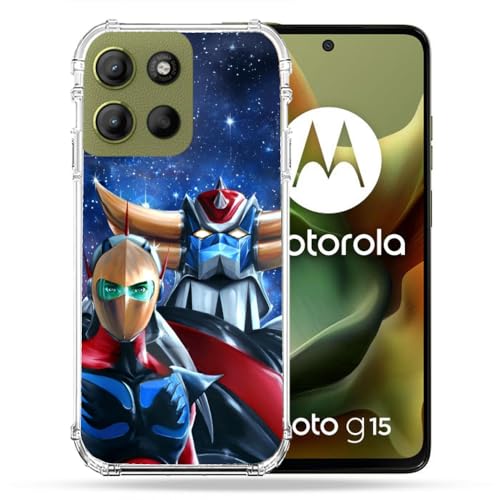 livre Cokitec Coque Renforcée pour Motorola G15 Manga Goldorak