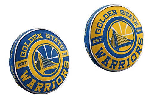Northwest The Company Officially Licensed NBA Golden State Warriors 15" Travel to Go Cloud Pillow, Multi Color, One Size
