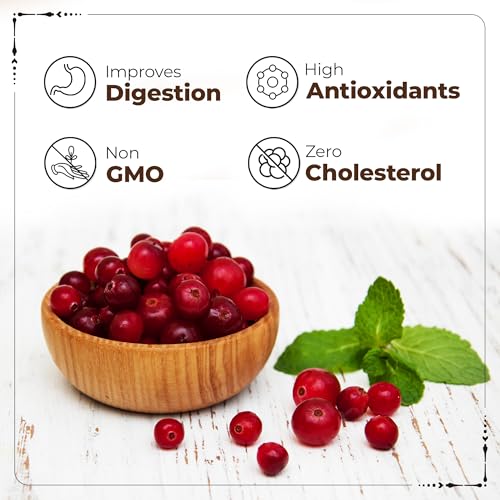 Image of Happilo Californian Premium Sweet Dried Sliced Cranberries 200g (Pack Of 3), Rich in Antioxidants and Vitamins, Natural Tangy Sweet Flavor Dried Fruit