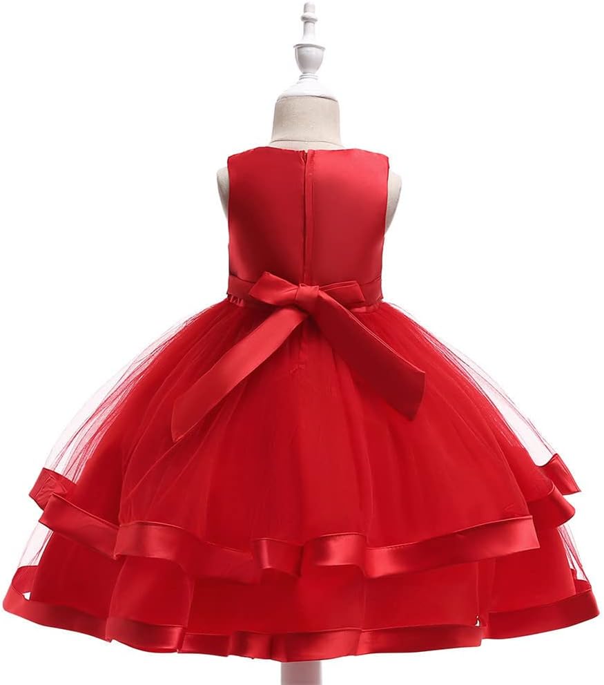 NSSMWTTC 3M-9T Baby Pageant Dress Toddler Girls Tutu Gown Flower Wedding Dresses