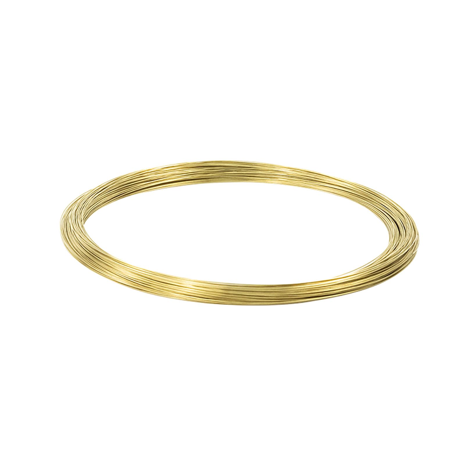 COYOUCO Diameter 0.3mm-5mm Brass Wire Length 1m Suitable for Handicraft Making, Jewelry Design, Electrical Engineering,0.5mm