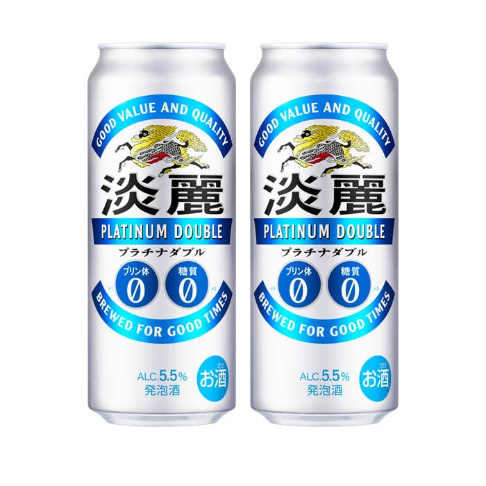 Amazon.co.jp: キリン 淡麗プラチナダブル 500mlx2ケース(48本