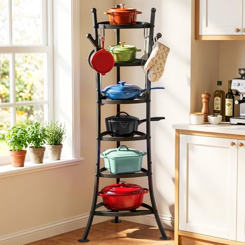 Housolution 6-Tier Cast Iron Storage Tower