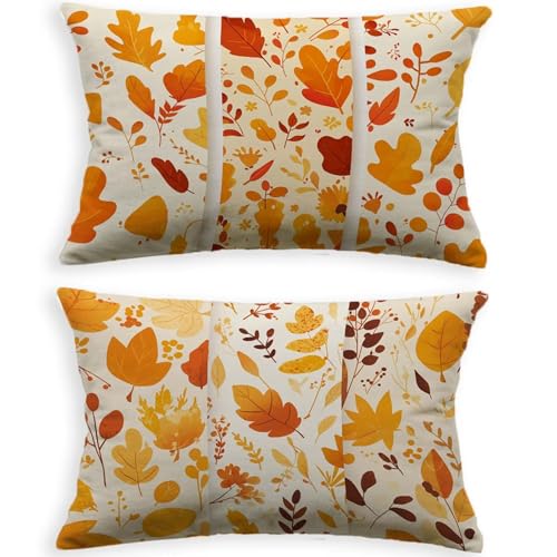 Housse de coussin orange 70x90cm velours à impression recto verso - 3