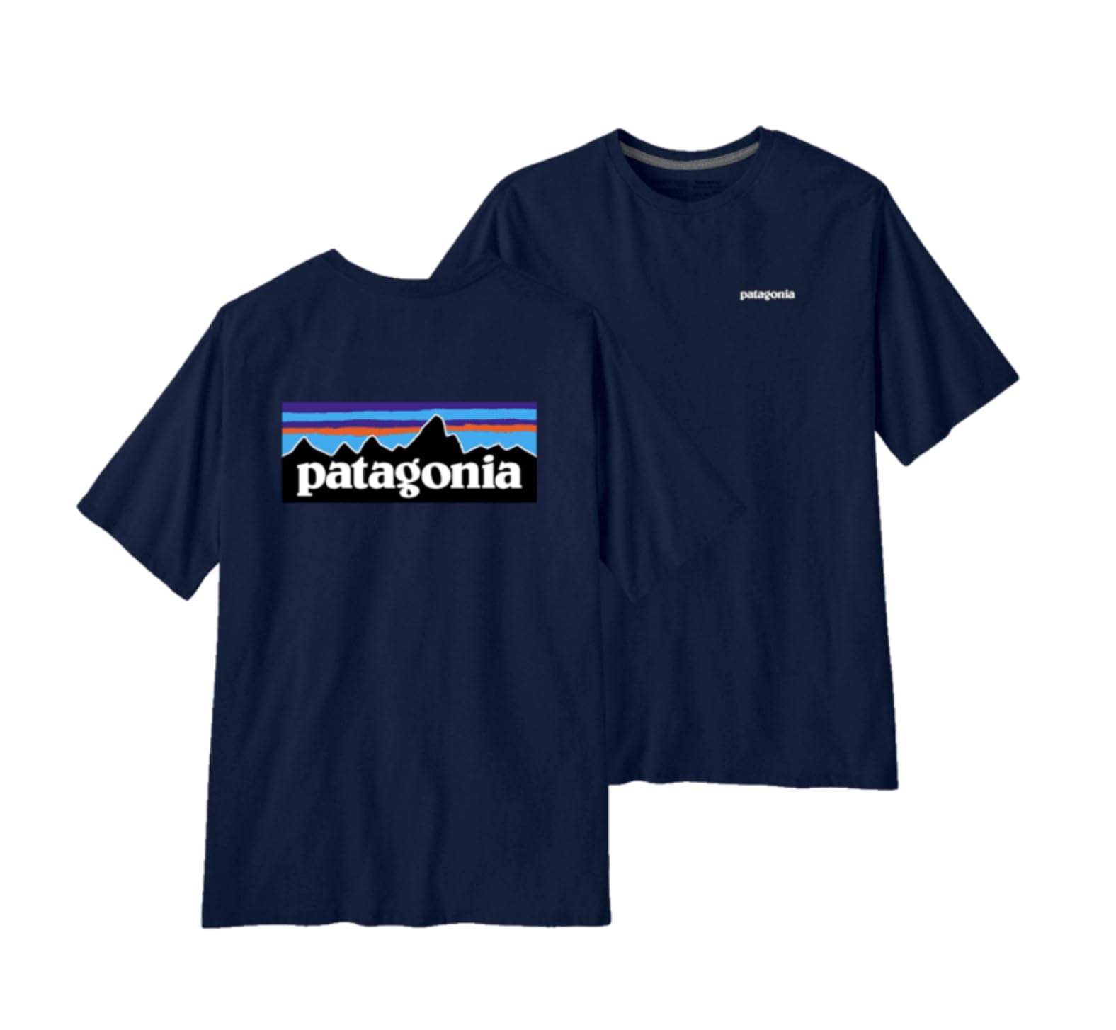 Patagonia Men's M's P-6 Logo Responsibili-Tee T-Shirt, New Navy, L EU