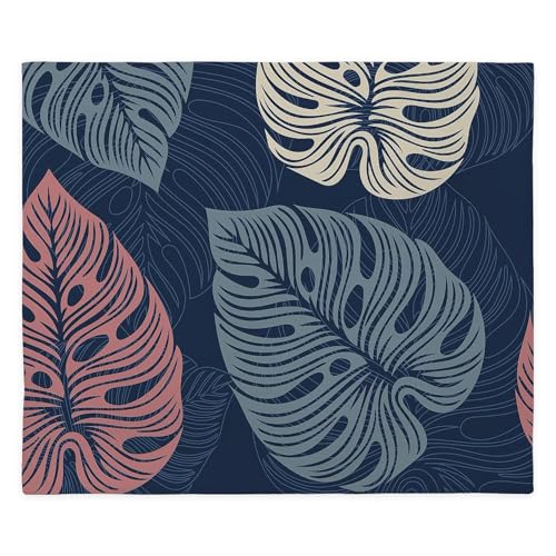 CafePress Tropical Leaves Navy King Duvet Cover, Printed Comforter Cover, Unique Bedding