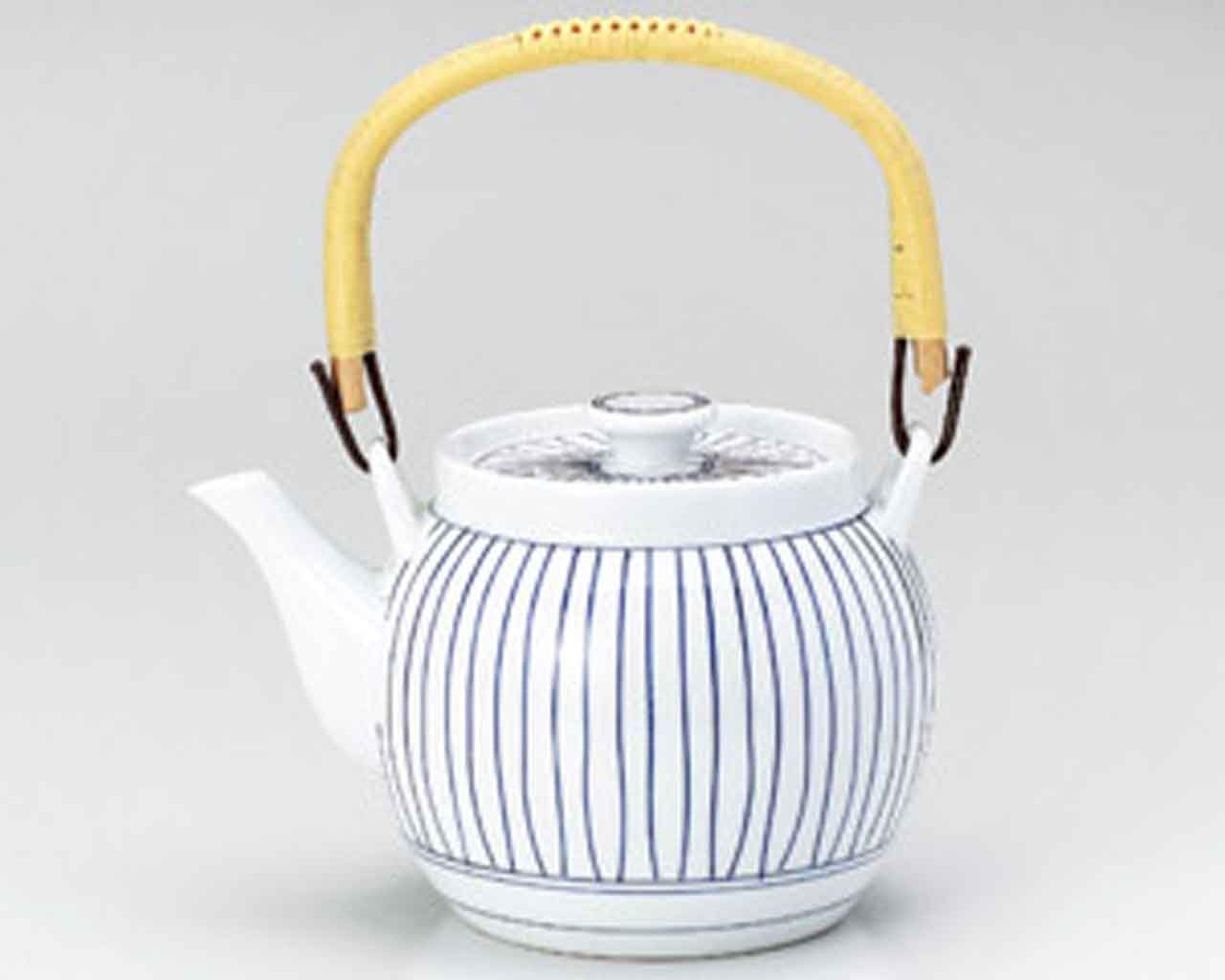 Tatewaku Aritayaki 950cc Set of 5 Japanese Teapots White