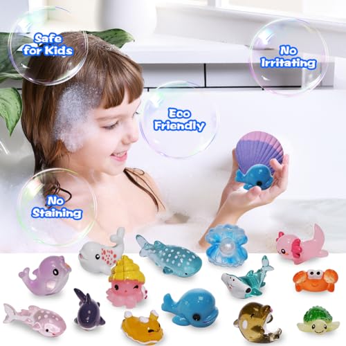 20 Pack Bath Bombs for Kids with Surprise Inside, Shell Bath Bombs Gift Set with Sea Animals, Mothers Day Gifts for Daughter Son Kids, Bubble Bath Fizzy Bath Bomb for Girls Boys Christmas, Birthday - Image 3