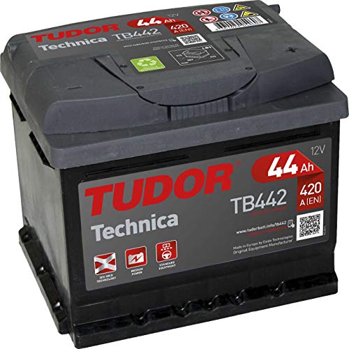 Tudor TB442 Batería de coche Tudor 44Ah 420A, Gama Technica, para Automóvil de turismo