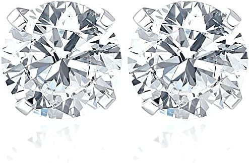 P3 POMPEII3 1 Carat (ctw) Diamond Studs in 14k White or Yellow Gold Lab Grown