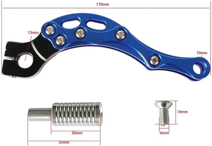 Motorcycle Kick Starter CNC Motorcycle Engine Starter Lever for GY6 49cc 50cc 100cc 125cc for 139QMB Scooter for JOG50/90/100 for TACT DIO50