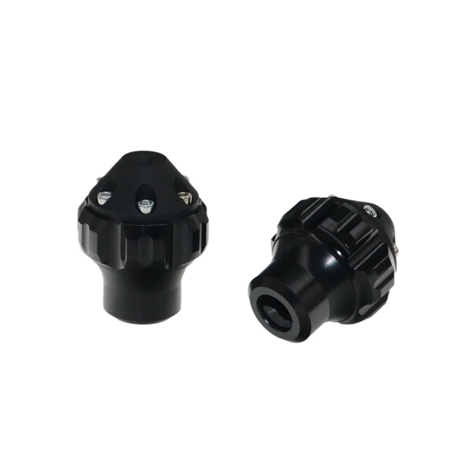 DGHBNP Frame Sliders Universal Motorcycle Scooters Shock Absorption Cup Drop Front Fork Frame Sliders Crash Pad Falling Protection Frame Slider(Black)