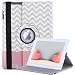 iPad 4 Case,iPad 2 Case,iPad 3 Case, BENTOBEN Apple Pencil Holder 360 Rotating Magnetic Smart Cover Auto Sleep and Wake Up Premium Synthetic Leather with Kickstand [Patented Pattern],Rose Gold