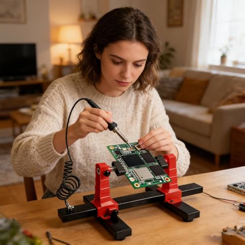 Soporte para PCB con fijación ajustable para soldar IC de móvil 4