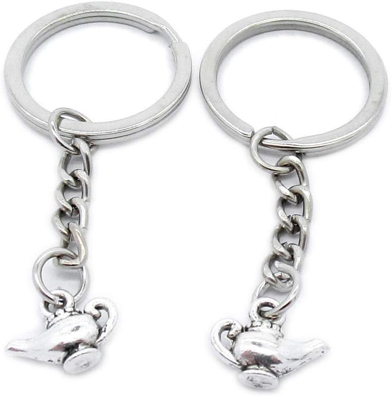 100 Pieces Keyring Keychain Wholesale Suppliers Jewelry Clasps VI3F0C Flagon Wine Pot Teapot