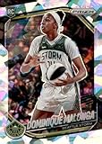 Basketball Trading Card 2025 Panini Prizm WNBA Ice Prizms #116 Dominique Malonga NM Near Mint