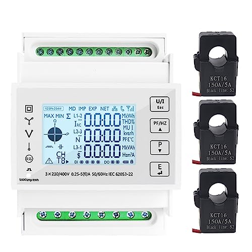 Moniteur d'énergie 3 phases compact à intégrer dans votre tableau électrique - 2