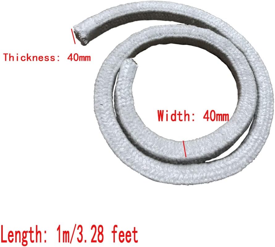 Ceramic Fiber Rope Gasket, Square Braid for Stove Boiler Furnace Gasket 22-50mm X 1 Meter(25x25/mm*1m)