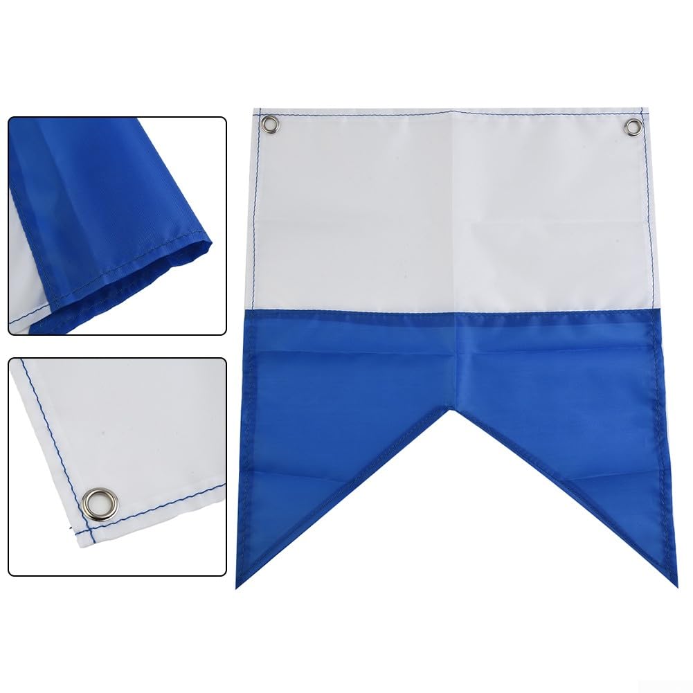 Drapeau Chypre 45x30cm - Maille Bloquée - Pour Bateau Et Extérieur - Avec Anneaux