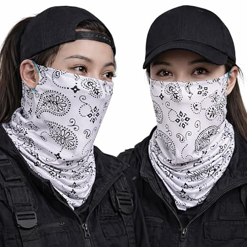 Image of Sun UV Protection Face Cover Scarf Mask Neck Gaiter Breathable Windproof Bandana Neck Gaiters