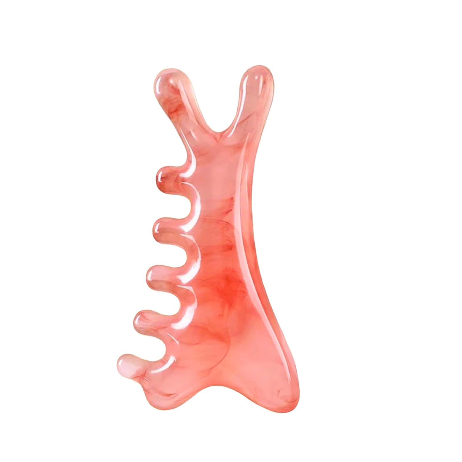 XQBX 4-in-1 Facial Gua Sha Tool V-Lift Contour Sculptor for Defined Jawline Cheekbones Anti-Aging Face Body Massager Handcrafted