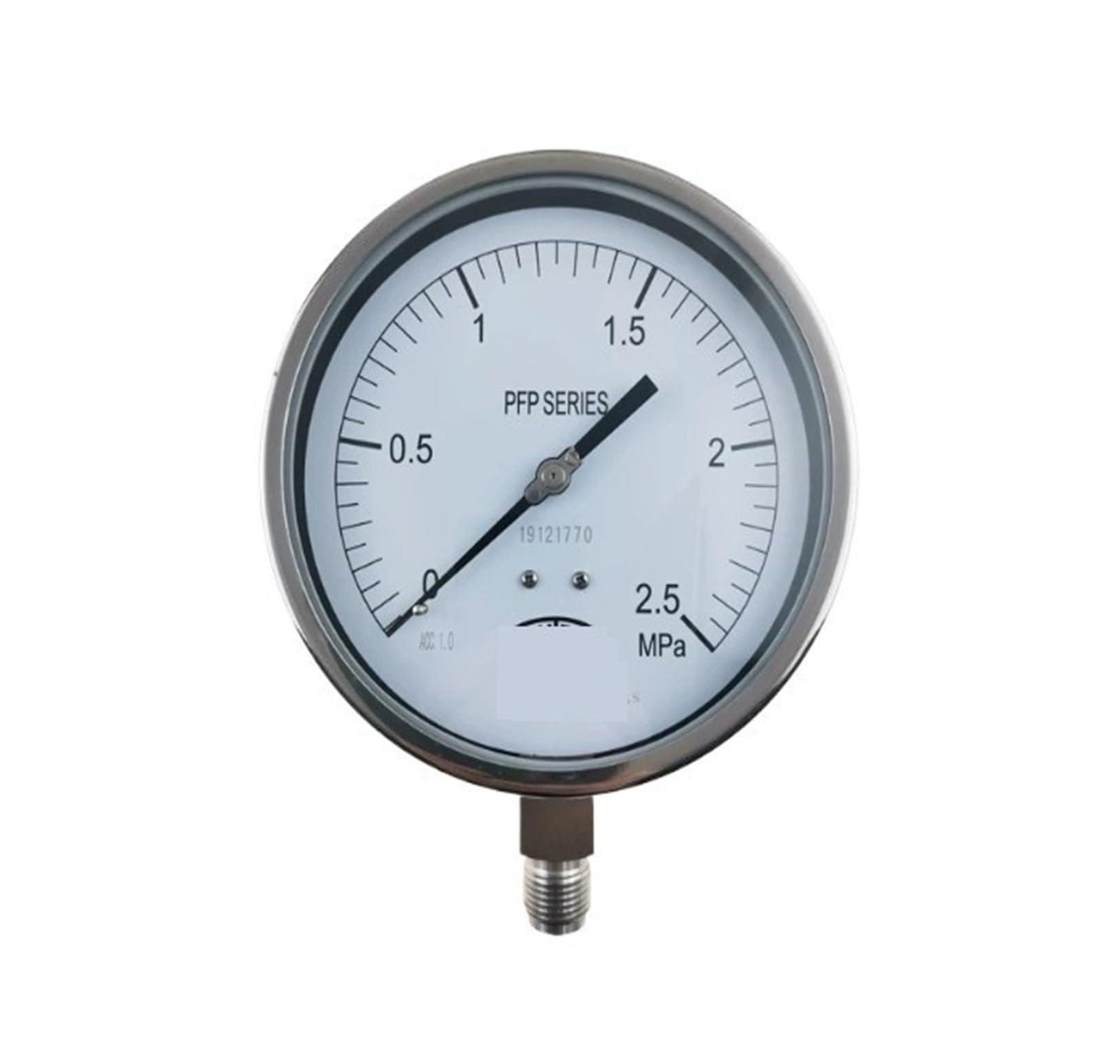 Manomètre PFP-60 150mm ± 1.0% G1/4 manomètre en acier inoxydable Original(0-10Mpa,Radial)