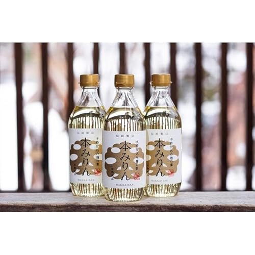 [のし付き]八海山謹製 本みりん 三年熟成「麹の蜜」500ml×3本セット