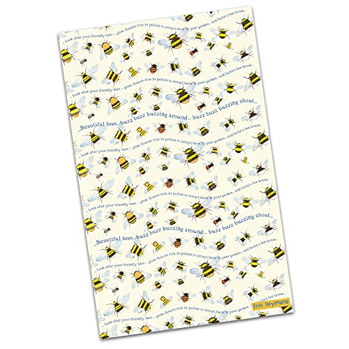 Eric Heyman BEES TEA TOWEL