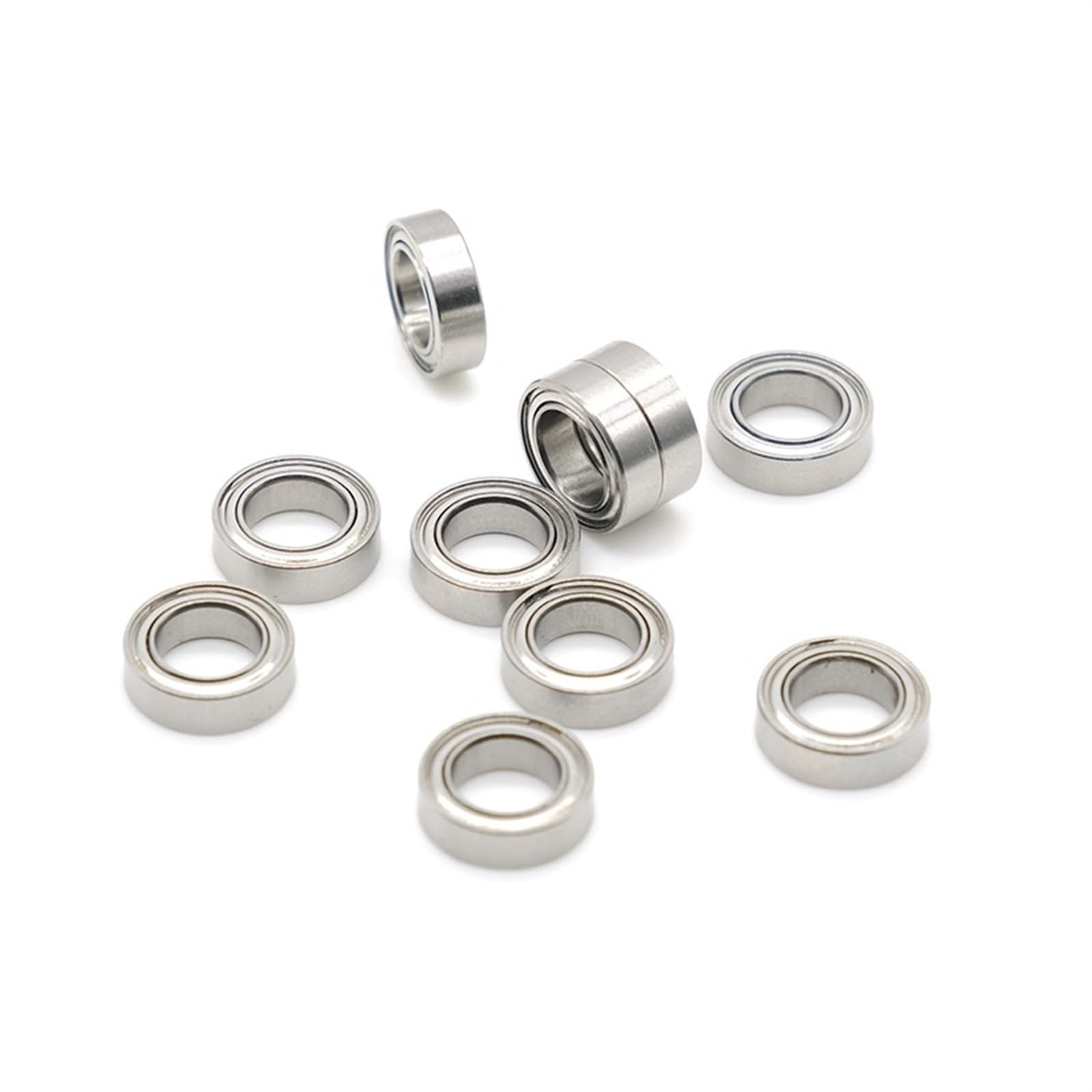 10 Uds. Rodamiento de bolas de acero inoxidable en miniatura (acero inoxidable 440C) SMR106ZZ 6x10x3 Mm