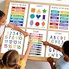 Educational Preschool Learning Posters,Alphabet ABC Posters for Toddlers Classroom Playroom Wall Art Decor,Counting Chart for Kindergarten,Pre K Learning Poster for Toddlers 1-3 Homeschool Supplies #5