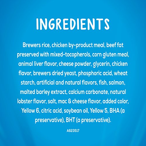 Purina Friskies Made In Usa Facilities Cat Treats, Party Mix Lobster & Mac 'N' Cheese Flavors - (6) 6 Oz. Pouches #TOP5