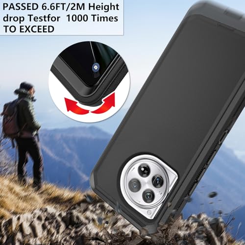 Coque robuste OnePlus 12 5G Asuwish avec protection antichoc rigide
